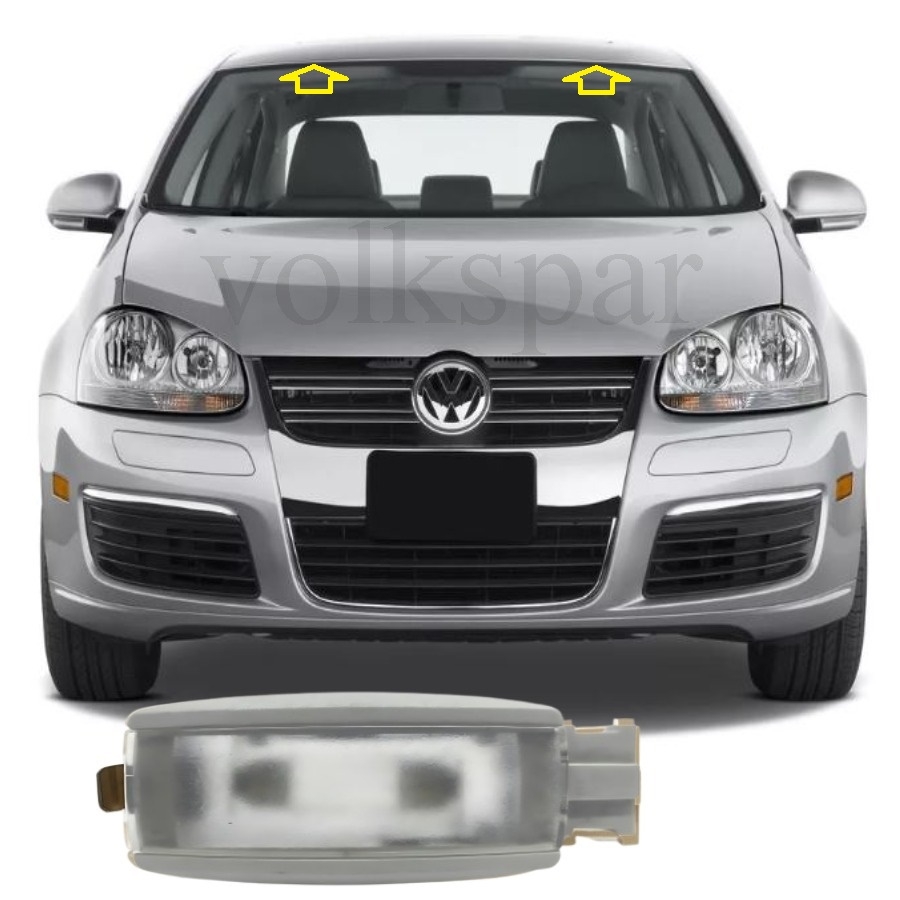 JETTA 2006-2011 MODEL ARASI UYUMLU GÜNEŞLİK MAKYAJ LAMBASI GRİ RENK