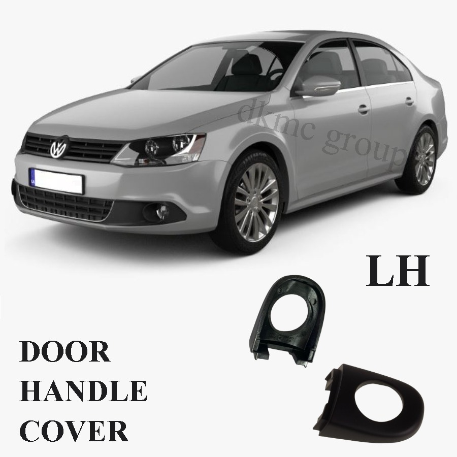 JETTA 2011-2014 MODEL ARASI UYUMLU ÖN SOL DIŞ KAPI KOLU KAPAĞI SİYAH BOYASIZ TİP
