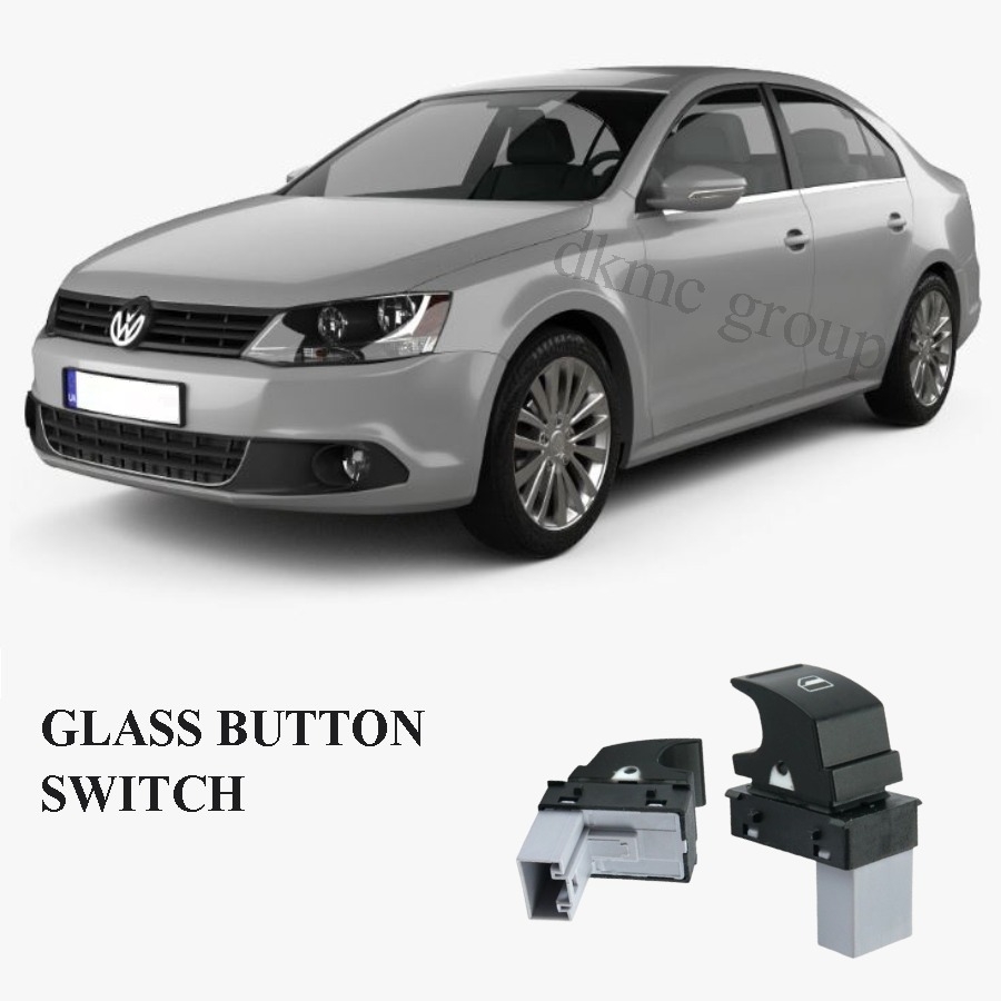 JETTA 2011-2014 MODEL ARASI UYUMLU SİYAH TEKLİ CAM AÇMA KAPAMA DÜĞMESİ