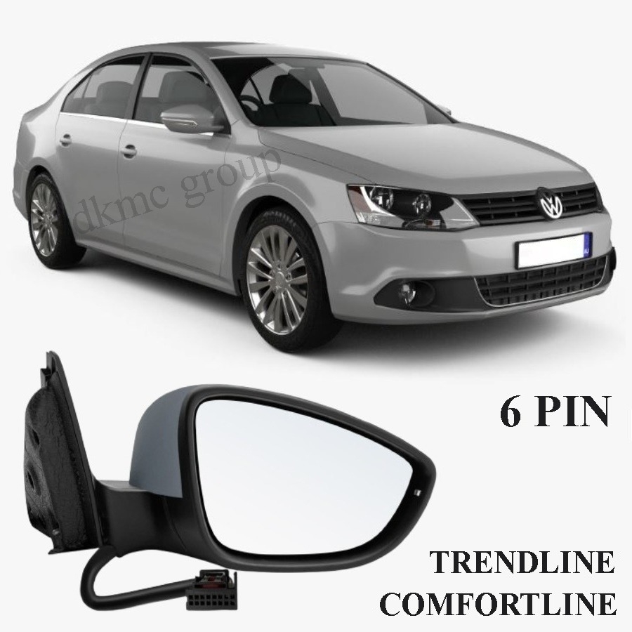 JETTA 2011-2014 MODEL ARASI UYUMLU DIŞ AYNA KOMPLE SAĞ YOLCU TARAFI 6 FİŞLİ