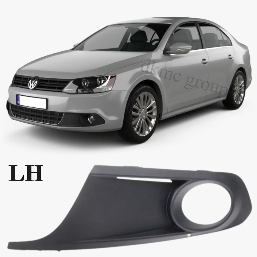 JETTA 2011-2014 MODEL ARASI UYUMLU SOL SÜRÜCÜ TARAFI ÖN TAMPON SİS IZGARA ÇERÇEVESİ KAPAĞI