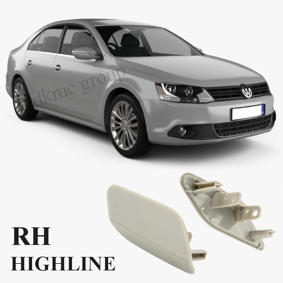 JETTA ÖN TAMPON İÇİN ASTARLI SAĞ FAR YIKAMA KAPAĞI 2011 2012 2013 2014 MODELLERE UYUMLU
