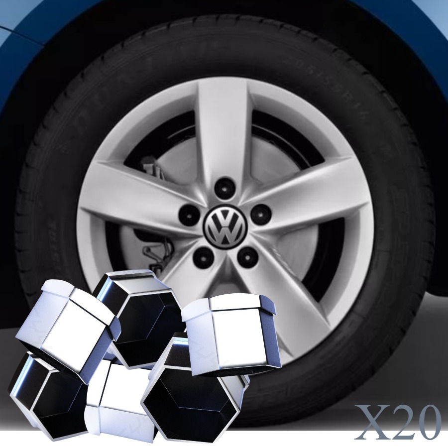 JETTA 2015-2018 MODEL ARASI UYUMLU (20 ADET ŞİFRESİZ-1Z) KROM BİJON KAPAĞI TAKIM