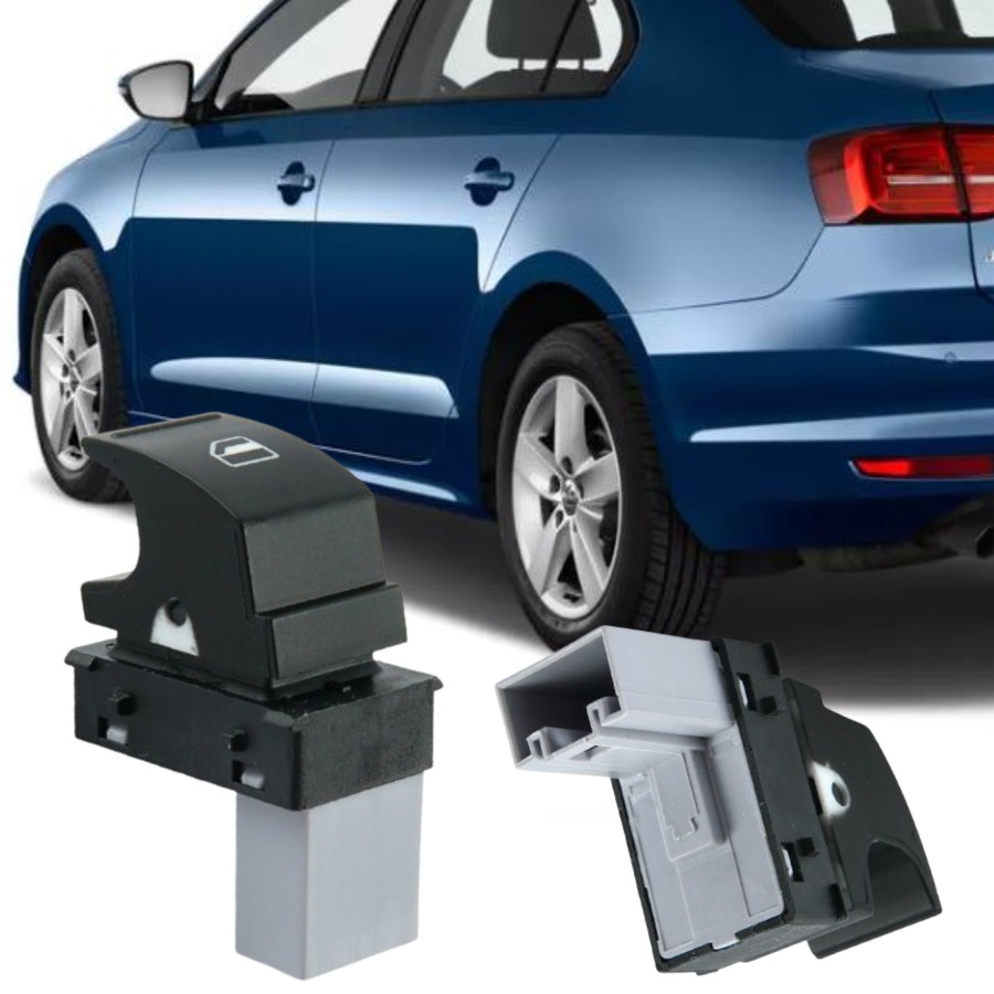 JETTA 2015-2018 MODEL ARASI UYUMLU ARKA SOL SÜRÜCÜ TARAFI CAM AÇMA DÜĞMESİ