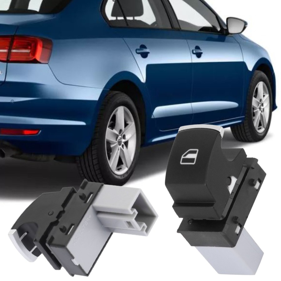 JETTA 2015-2018 MODEL ARASI UYUMLU (KROMLU) ARKA SAĞ YOLCU TARAFI CAM AÇMA DÜĞMESİ