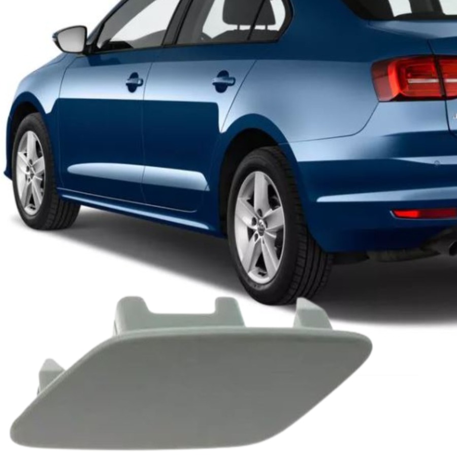 JETTA 2015-2018 MODEL ARASI UYUMLU SOL SÜRÜCÜ TARAFI FAR YIKAMA KAPAĞI (ASTARLI)