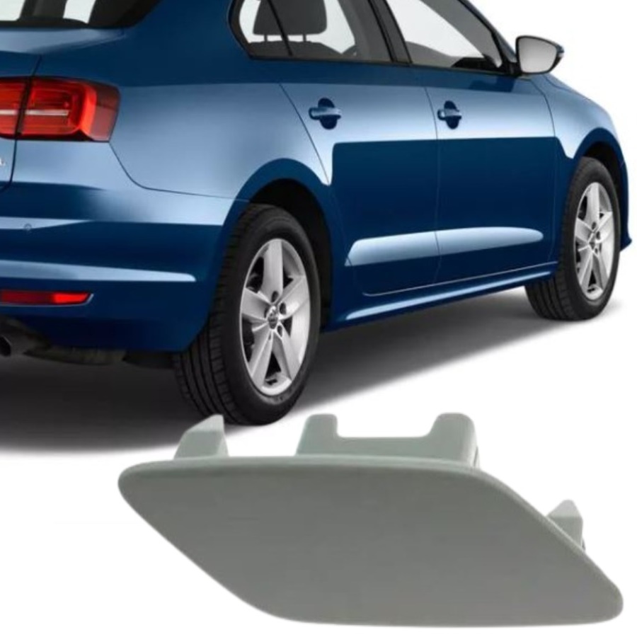 JETTA 2015-2018 MODEL ARASI UYUMLU SAĞ YOLCU TARAFI FAR YIKAMA KAPAĞI (ASTARLI)
