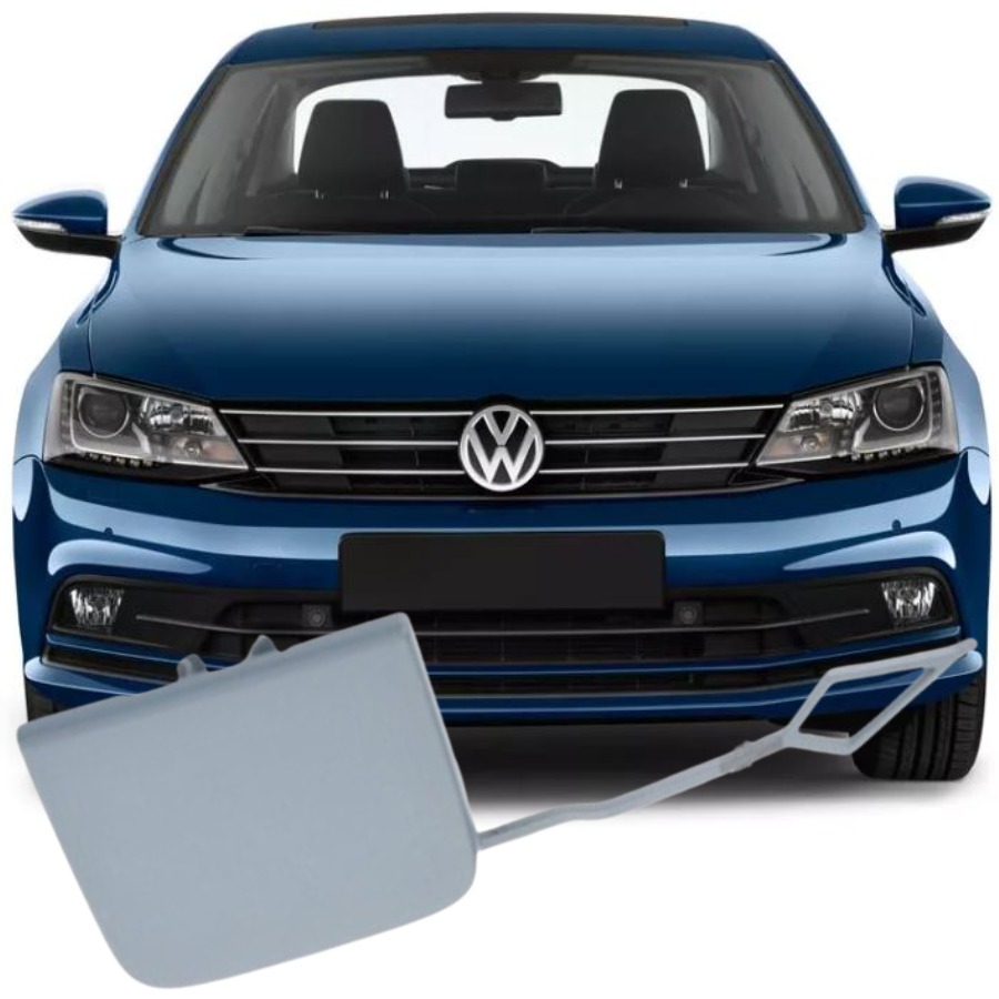 JETTA 2015-2018 MODEL ARASI UYUMLU ÖN TAMPON ÇEKİ DEMİRİ KAPAĞI (ASTARLI)