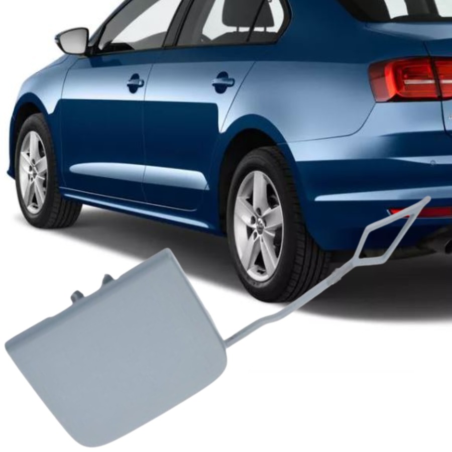 JETTA 2015-2018 MODEL ARASI UYUMLU ÖN TAMPON ÇEKİ DEMİRİ KAPAĞI (ASTARLI)