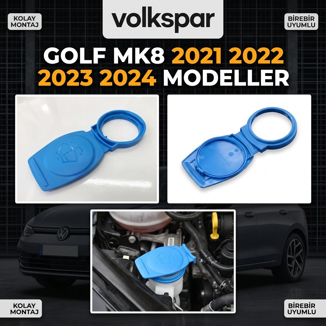 GOLF 8 CAM SİLECEK SUYU DEPOSU BİDONU DOLUM KAPAĞI 2021 2022 2023 2024 MODELLER İÇİN