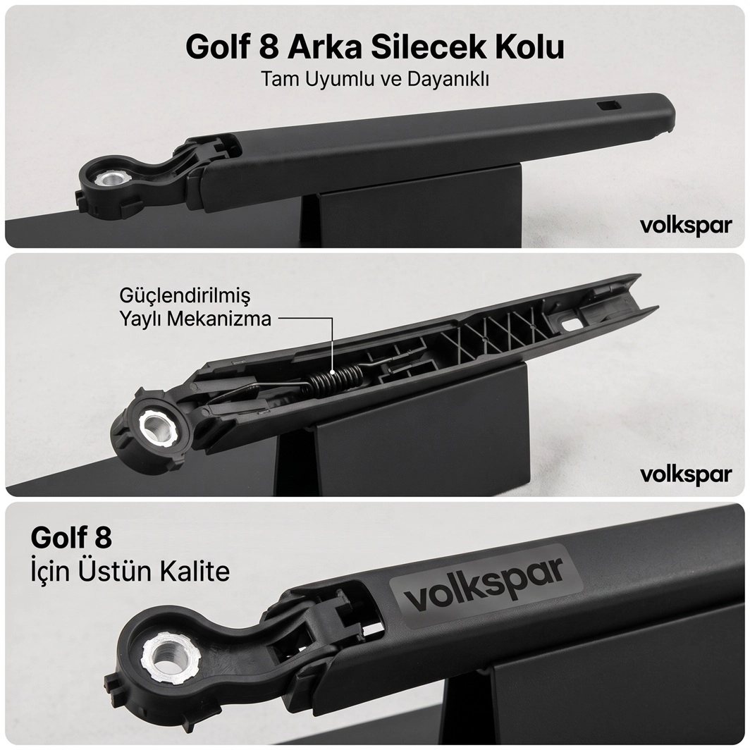 GOLF 8 ARKA CAM SİLECEK KOLU 2021 2022 2023 2024 MODELLER İÇİN