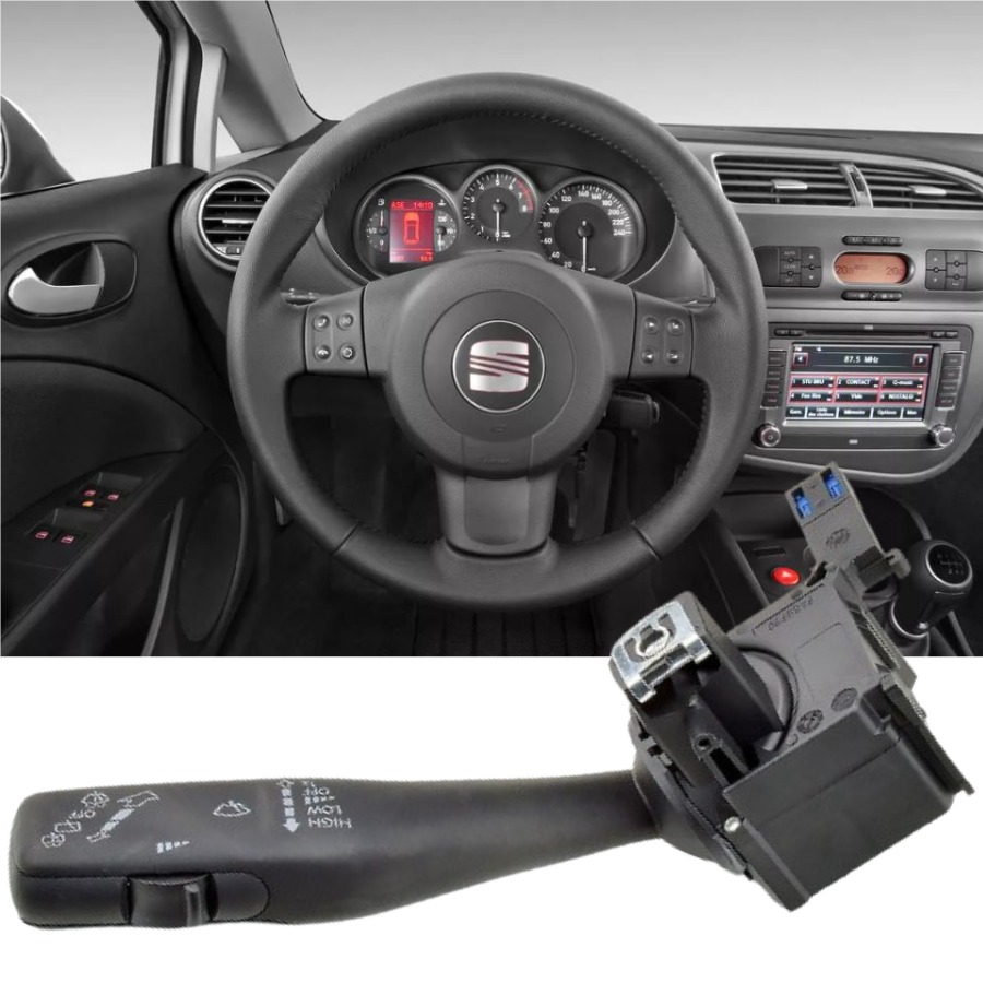 LEON 2006-2009 MODEL ARASI UYUMLU DİREKSİYON SİLECEK KUMANDA KOLU