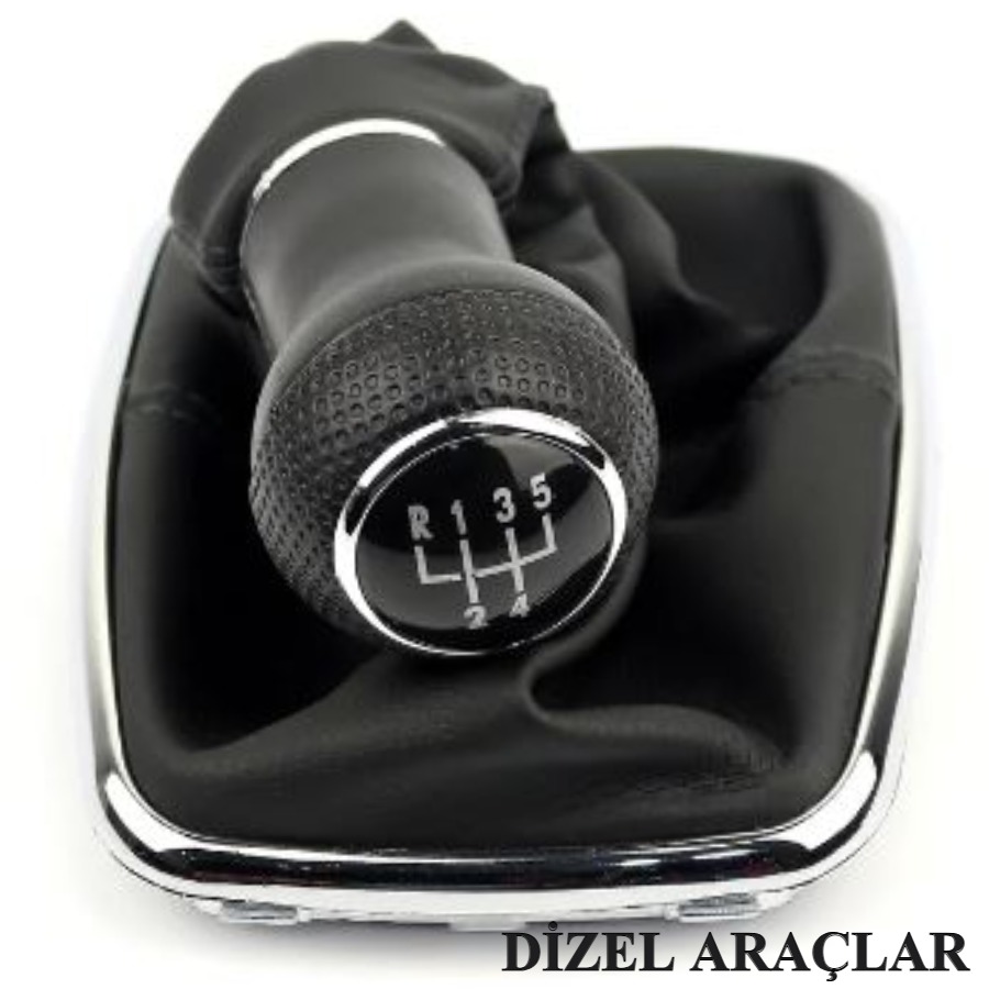 GOLF 4 1998-2004 MODEL ARASI UYUMLU (DİZEL ARAÇLAR) VİTES TOPUZU KÖRÜĞÜ KOMPLE KROMLU