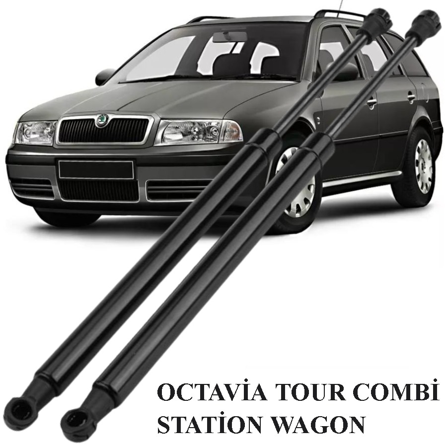 OCTAVİA TOUR COMBİ (STATİON WAGON) 2001-2009 MODEL ARASI UYUMLU 580N BAGAJ AMORTİSÖRÜ PİSTONU TAKIM