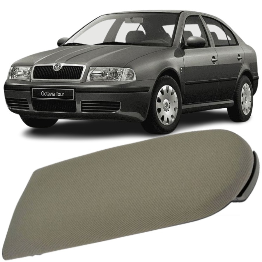 OCTAVİA TOUR SEDAN 2001-2009 MODEL ARASI UYUMLU GRİ KUMAŞ KOL DAYAMA KOLÇAK ÜST KAPAĞI