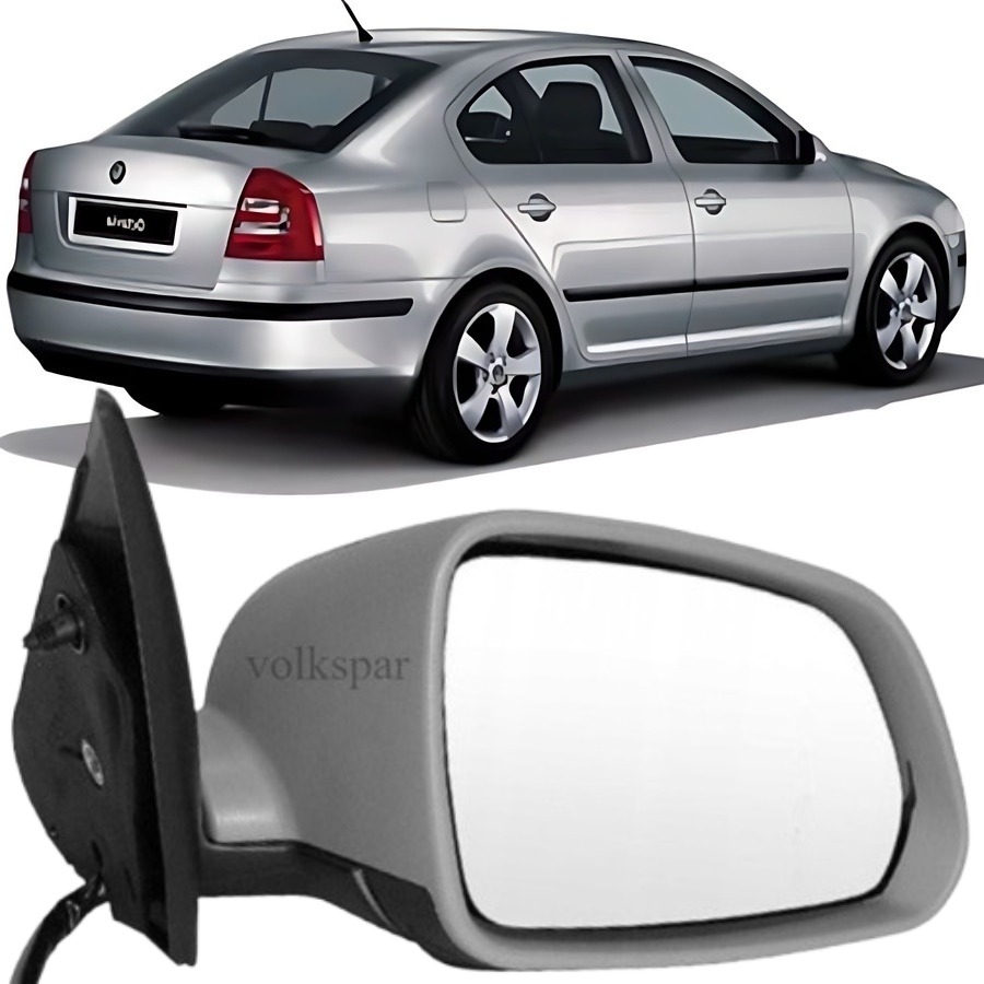 OCTAVİA 2005-2008 MODEL ARASI UYUMLU SAĞ YOLCU TARAFI DIŞ AYNA KOMPLE ASTARLI ELEKTRİKLİ 6 FİŞLİ