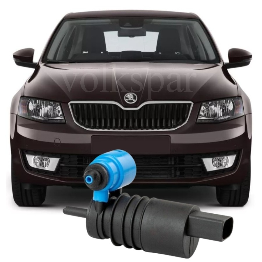 OCTAVİA 2013-2016 MODEL ARASI UYUMLU ÖN VE ARKA CAM SİLECEK SU FISKİYE POMPA MOTORU