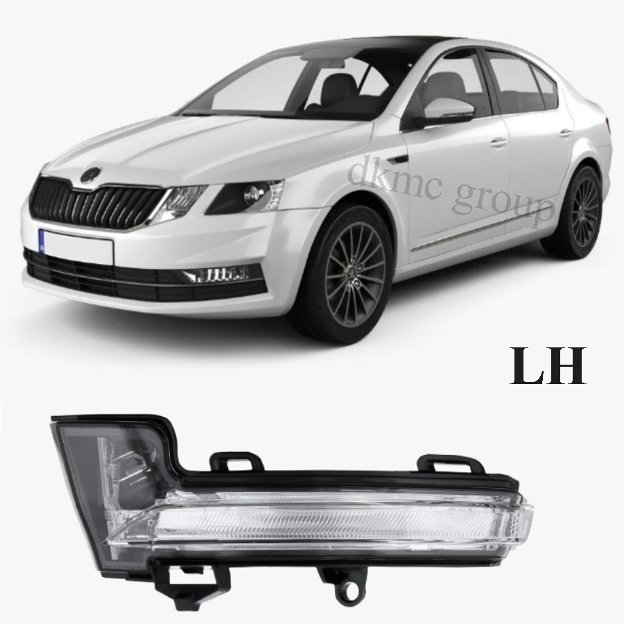 OCTAVİA SEDAN 2017-2020 MODEL ARASI UYUMLU SOL SÜRÜCÜ TARAFI DIŞ AYNA SİNYALİ