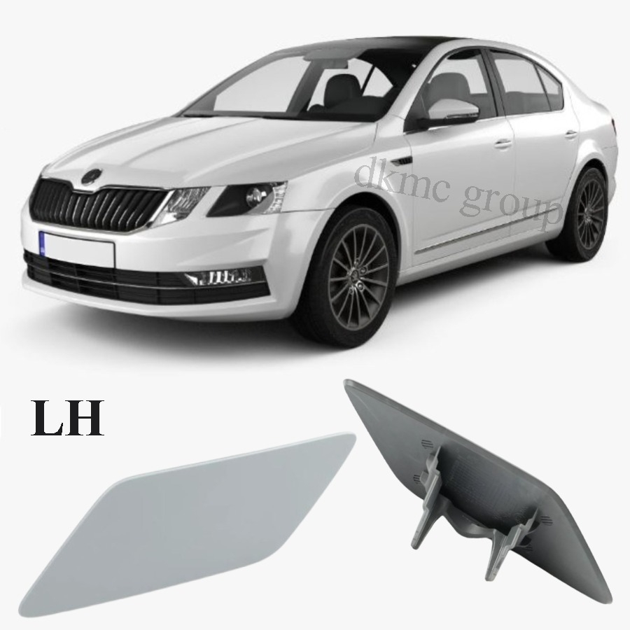 OCTAVİA SEDAN 2017-2020 MODEL ARASI UYUMLU SOL SÜRÜCÜ TARAFI FAR YIKAMA KAPAĞI ASTARLI