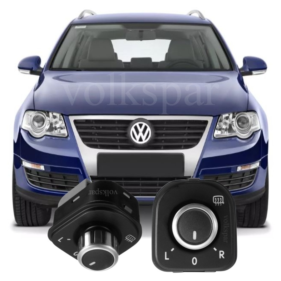 PASSAT B6 2006-2011 MODEL ARASI UYUMLU KROMLU AYNA AYAR KUMANDA DÜĞMESİ