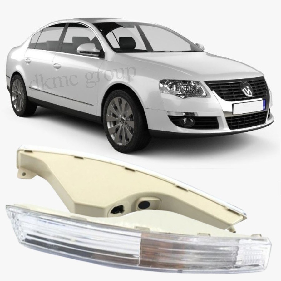 PASSAT B6 2006-2011 MODEL ARASI UYUMLU SAĞ YOLCU TARAFI ÖN TAMPON SİNYALİ (BEYAZ)