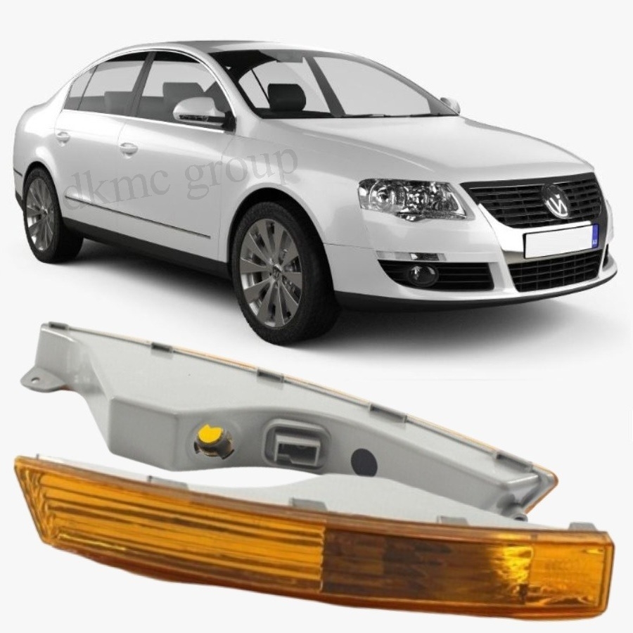 PASSAT B6 2006-2011 MODEL ARASI UYUMLU SAĞ YOLCU TARAFI ÖN TAMPON SİNYALİ SARI