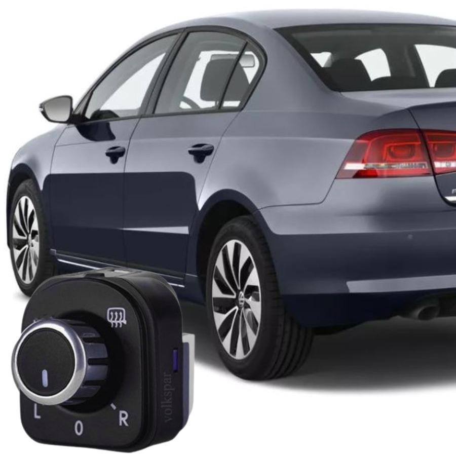 PASSAT B7 2011-2014 MODEL ARASI UYUMLU (KROMLU) AYNA AYAR DÜĞMESİ