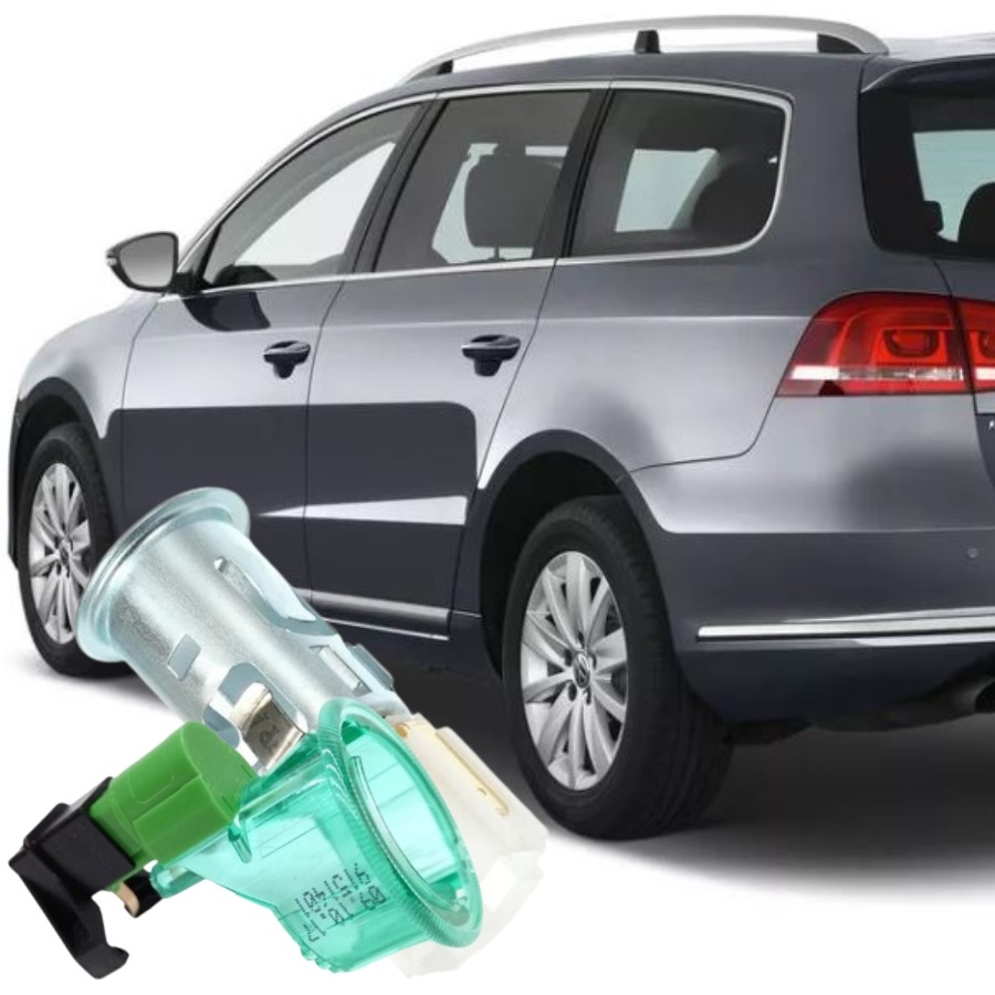 PASSAT B7 VARİANT 2011-2014 MODEL ARASI UYUMLU ÇAKMAK SOKETİ KOMPLE (YEŞİL IŞIK)
