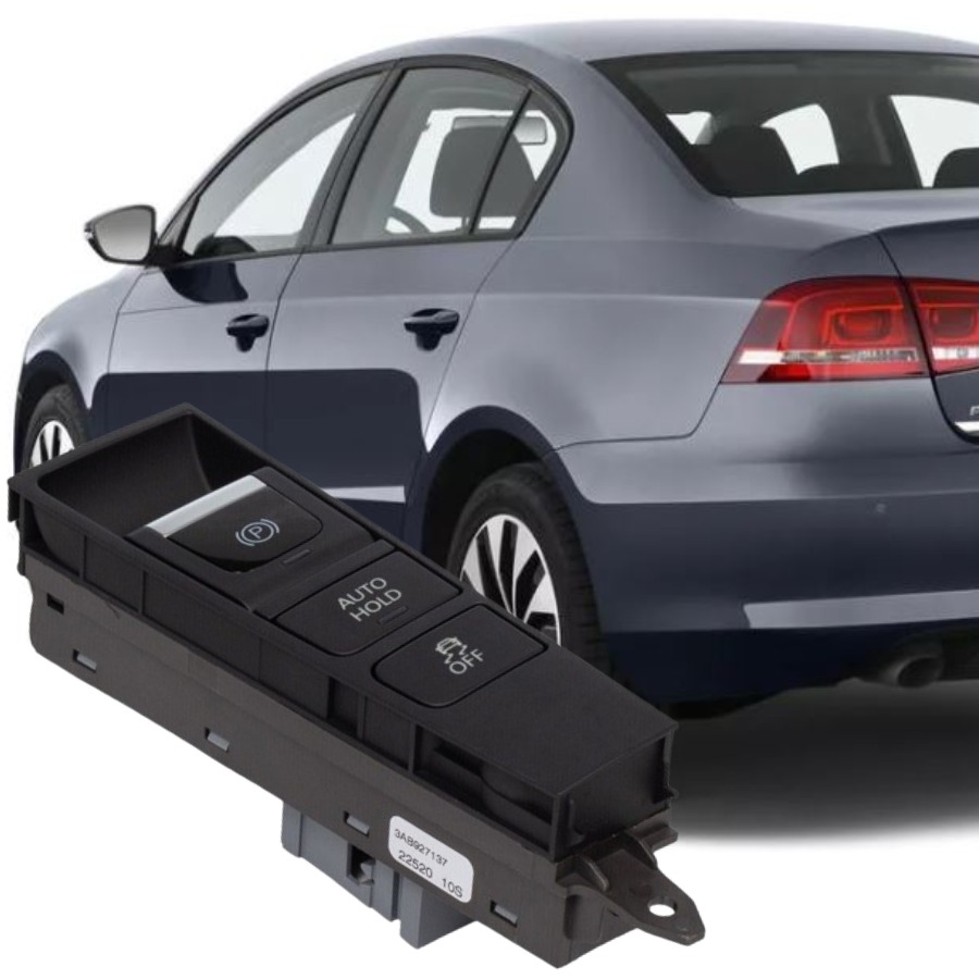 PASSAT B7 2011-2014 MODEL ARASI UYUMLU EL FRENİ PARK BUTONU DÜĞMESİ (START STOPSUZ)