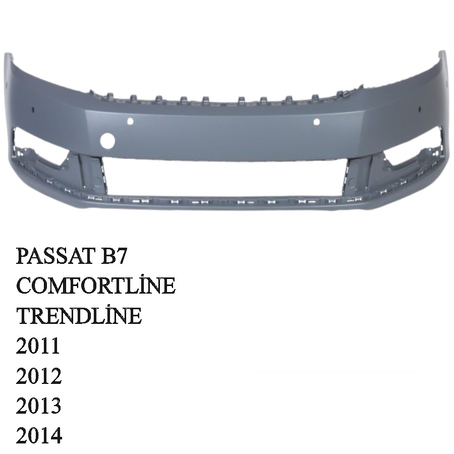 PASSAT B7 SEDAN ÖN TAMPON PARK SENSÖR DELİKLİ 2011-2014 MODEL ARASI UYUMLU