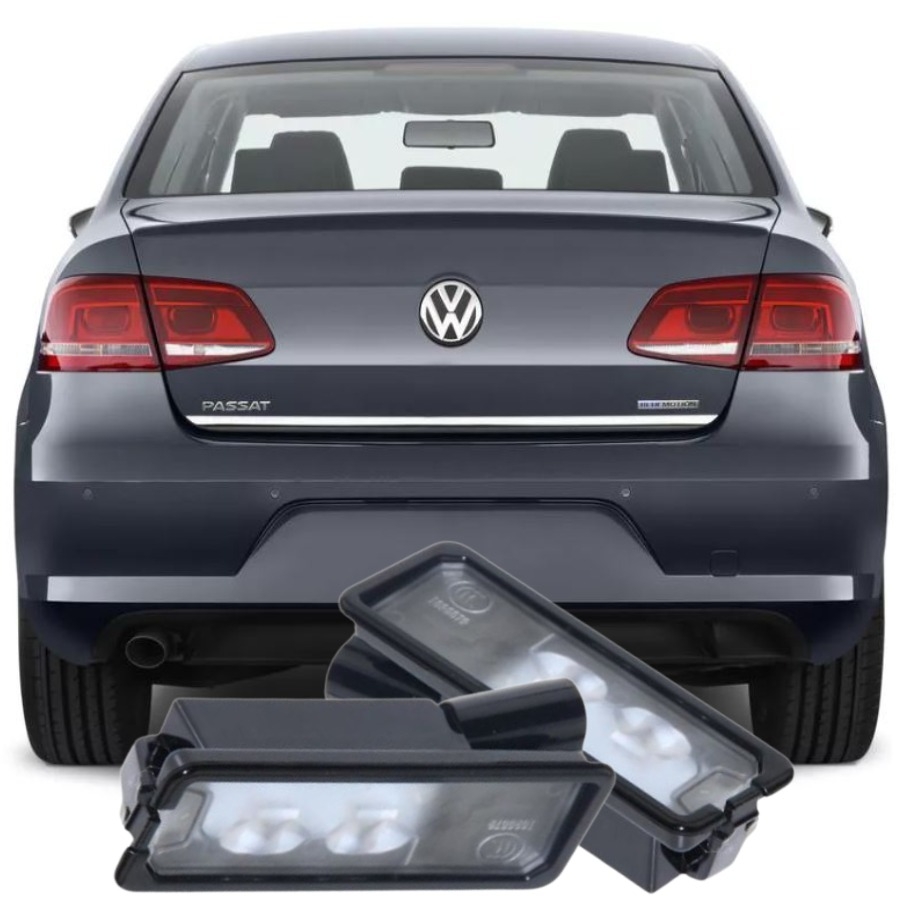 PASSAT B7 2011-2014 MODEL ARASI UYUMLU PLAKA LAMBASI BEYAZ IŞIK LEDLİ TAKIM
