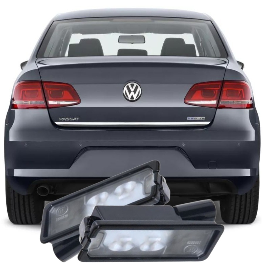 PASSAT B7 2011-2014 MODEL ARASI UYUMLU OEM PLAKA LAMBASI BEYAZ IŞIK LEDLİ TAKIM