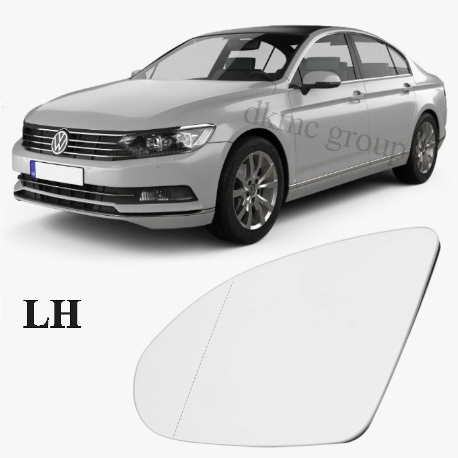 PASSAT B8 SEDAN 2015-2018 MODEL ARASI UYUMLU SOL SÜRÜCÜ TARAFI DIŞ AYNA CAMI ELEKTRİKLİ ISITMALI