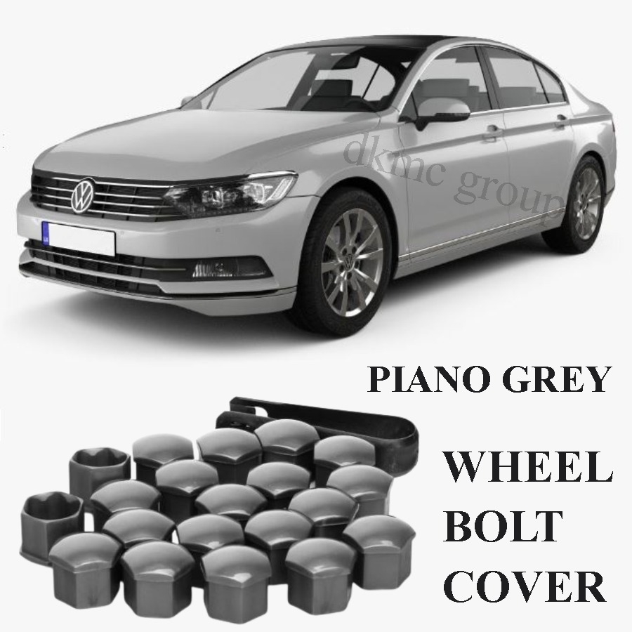 PASSAT B8 SEDAN 2015-2018 MODEL ARASI UYUMLU 20 ADET ŞİFRESİZ-1Z PİYANO GRİ BİJON KAPAĞI TAKIM