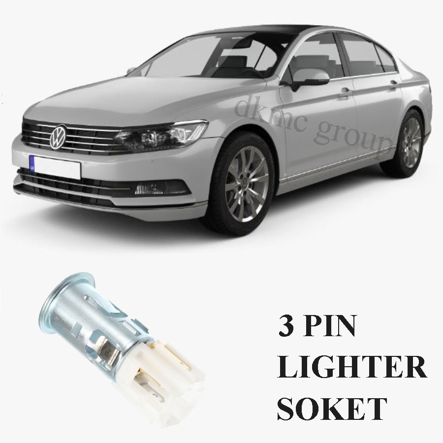 PASSAT B8 SEDAN 2015-2018 MODEL ARASI UYUMLU 3 PİN ÖN ÇAKMAK SOKETİ