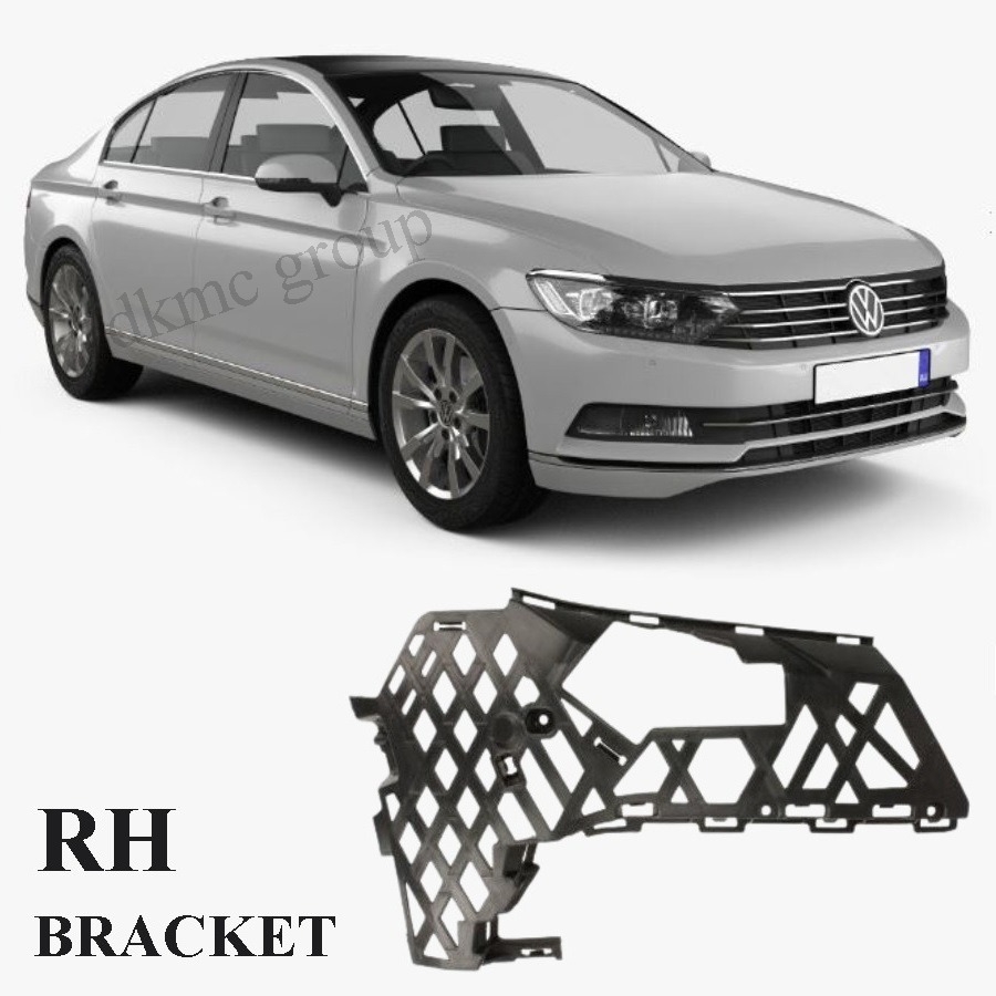 PASSAT B8 SEDAN ÖN TAMPON SAĞ BAĞLANTI BRAKETİ 2015 2016 2017 2018 MODELLERE UYUMLU
