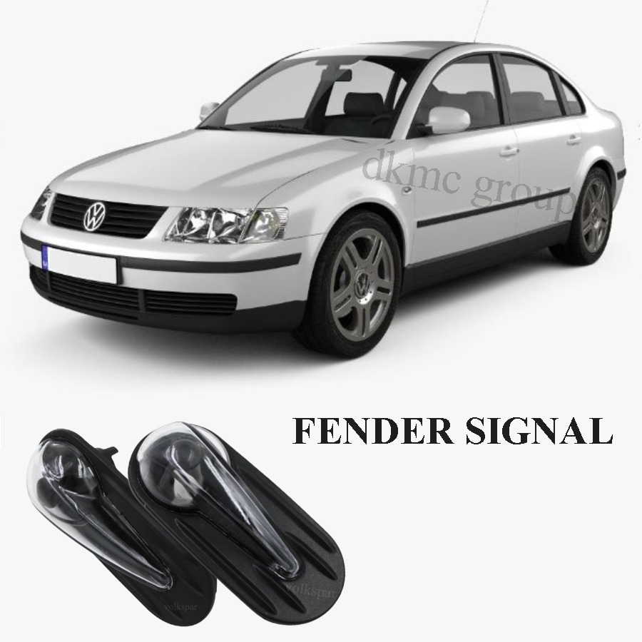PASSAT B5 SEDAN 1997-2000 MODEL ARASI UYUMLU ÖN ÇAMURLUK SİNYALİ TAKIM HELLA TİP