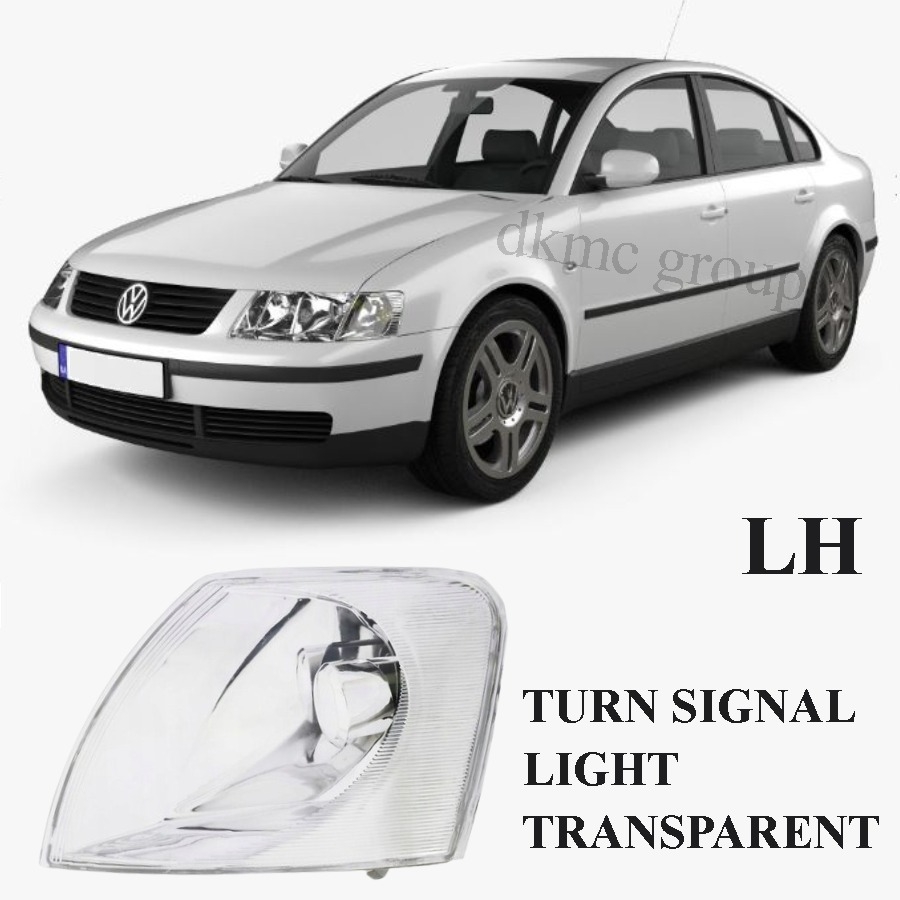 PASSAT B5 SEDAN 1997-2000 MODEL ARASI UYUMLU SOL SÜRÜCÜ TARAFI ŞEFFAF ÖN SİNYAL LAMBASI