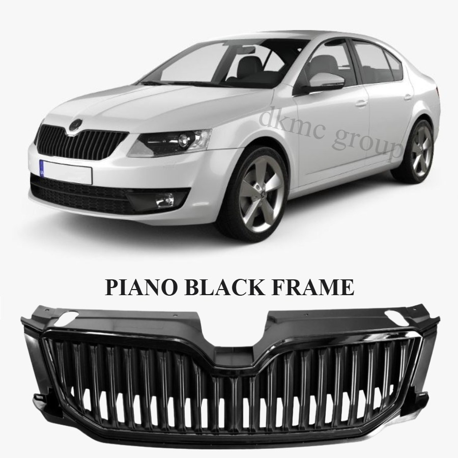 OCTAVİA SEDAN ÖN PANJUR IZGARASI SİYAH ÇERÇEVE 2013 2014 2015 2016 MODELLER