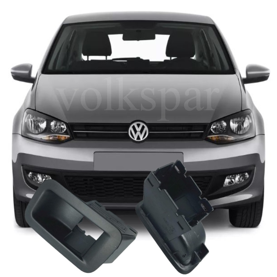 POLO 2010-2013 MODEL ARASI UYUMLU ÖN SAĞ YOLCU TARAFI TEKLİ CAM DÜĞME YUVASI SİYAH