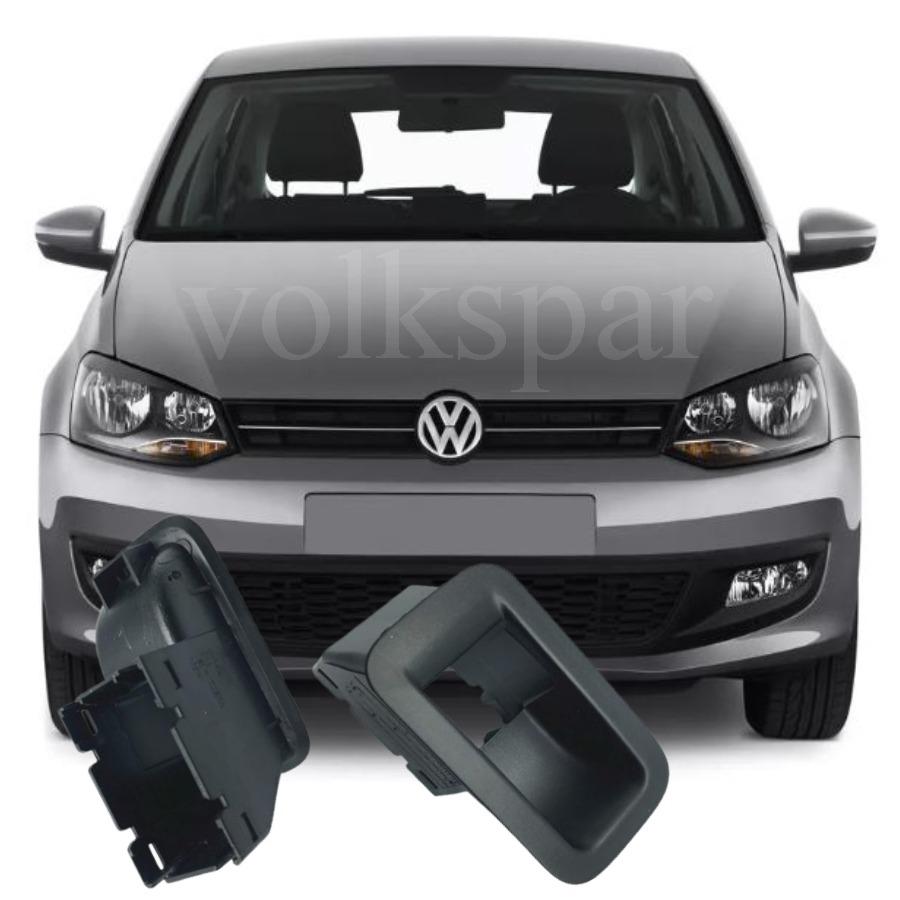 POLO 2010-2013 MODEL ARASI UYUMLU ARKA SAĞ YOLCU TARAFI TEKLİ CAM DÜĞME YUVASI SİYAH