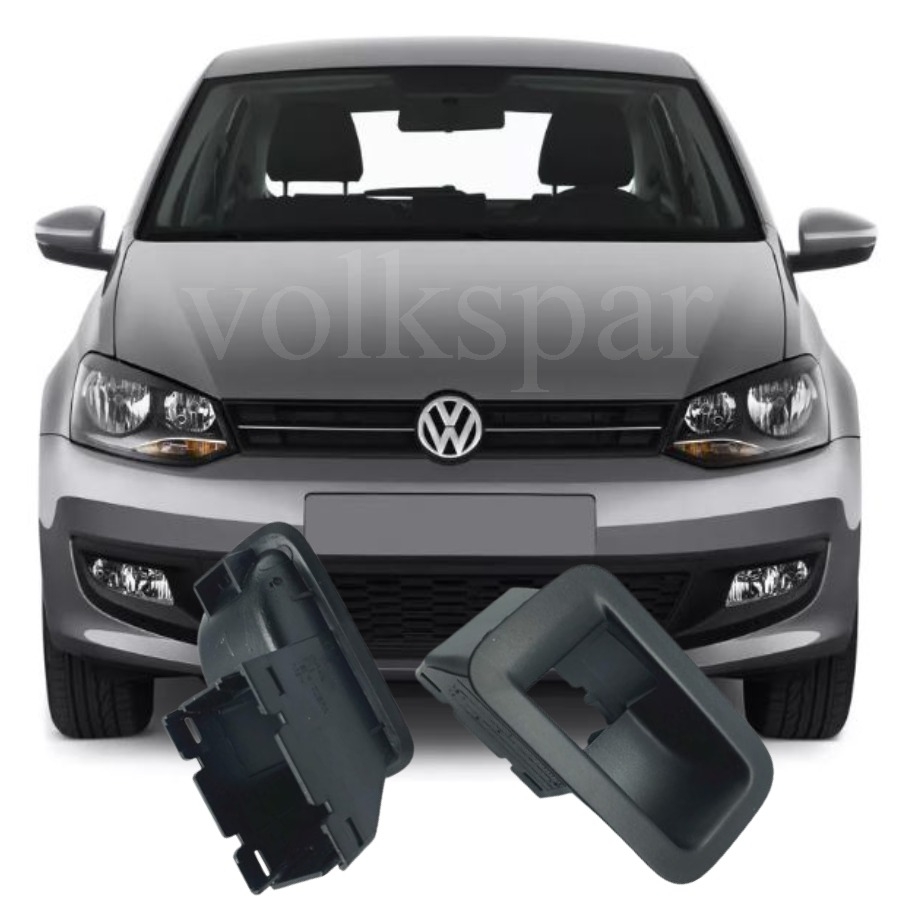 POLO 2010-2013 MODEL ARASI UYUMLU ARKA SOL SÜRÜCÜ TARAFI TEKLİ CAM DÜĞME YUVASI SİYAH