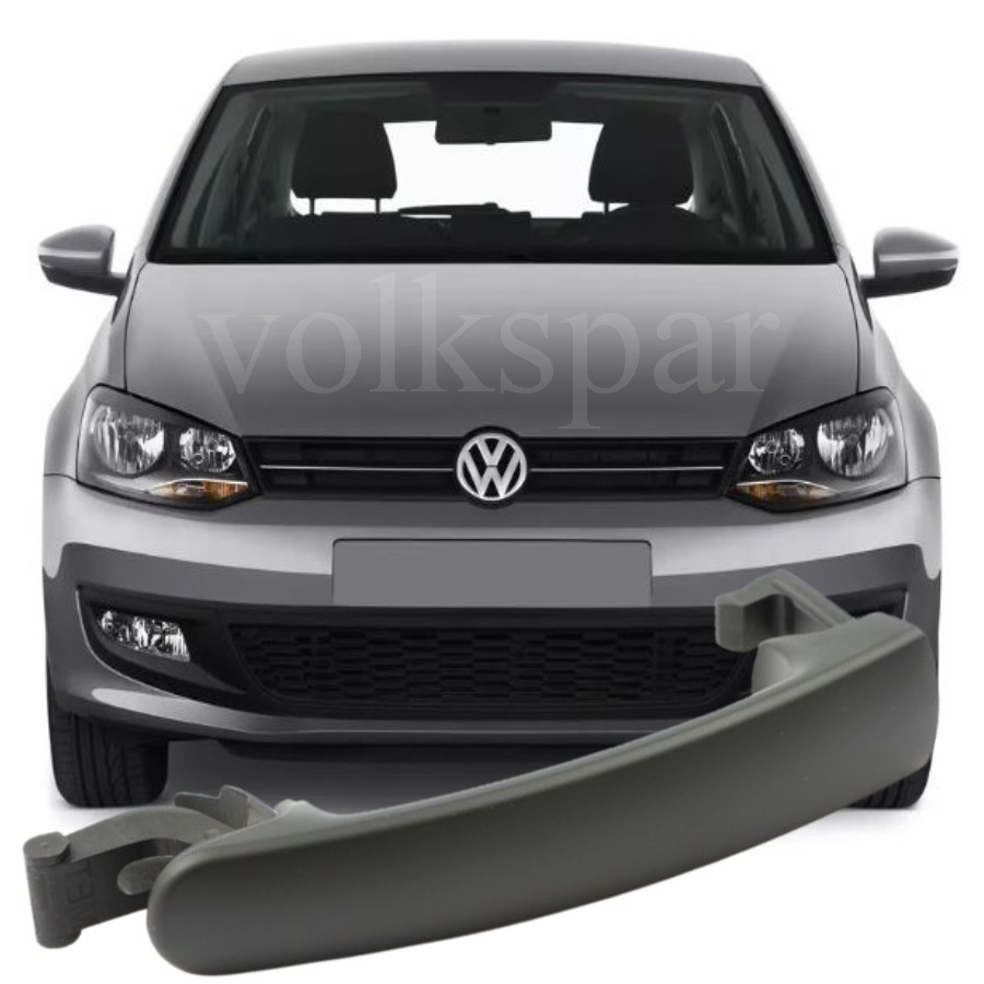 POLO 2010-2013 MODEL ARASI UYUMLU ÖN SOL SÜRÜCÜ TARAFI DIŞ KAPI KOLU SİYAH-BOYASIZ TİP