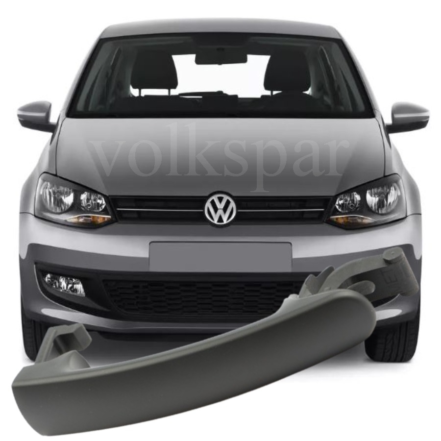 POLO 2010-2013 MODEL ARASI UYUMLU ÖN SAĞ YOLCU TARAFI DIŞ KAPI KOLU SİYAH-BOYASIZ TİP