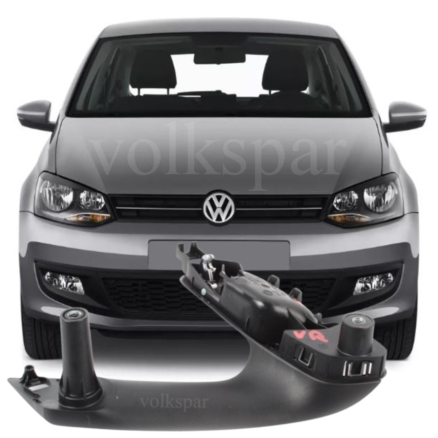 POLO 2010-2013 MODEL ARASI UYUMLU ÖN SAĞ YOLCU TARAFI SİYAH KAPI İÇ ÇEKME KOLU