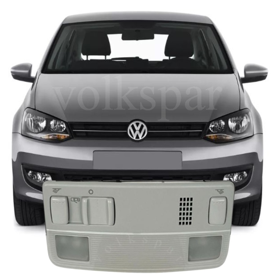 POLO 2010-2013 MODEL ARASI UYUMLU GRİ TAVAN LAMBASI SAĞ VE SOL AYDINLATMALI