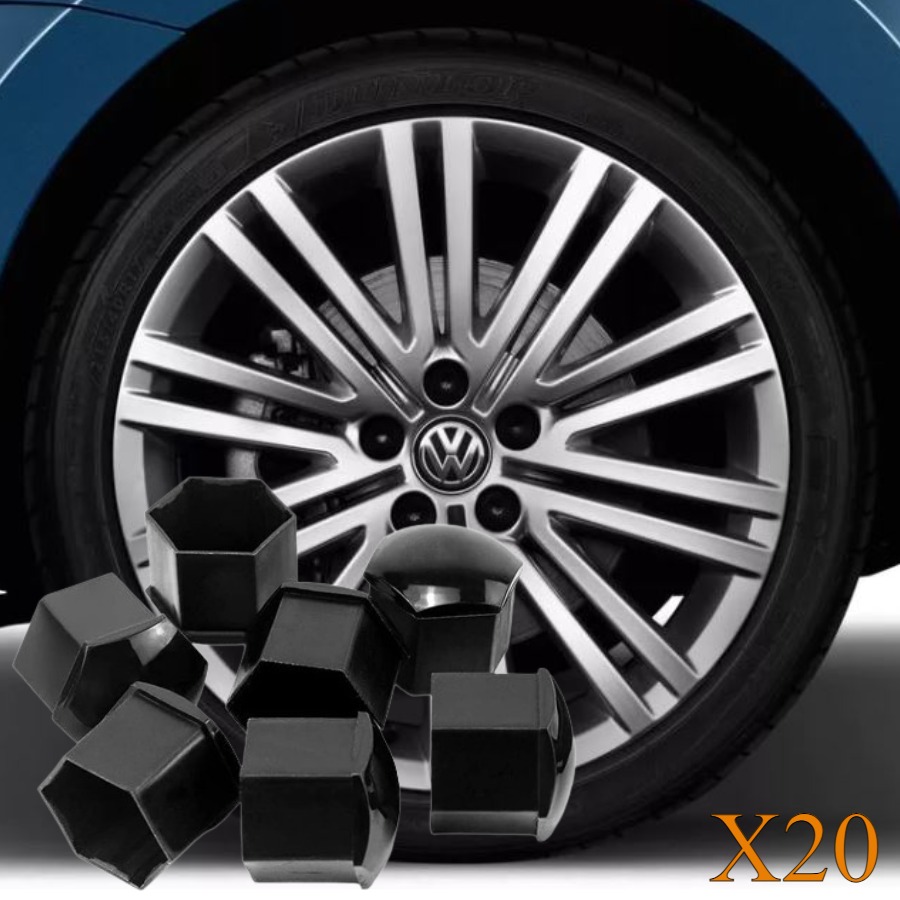 POLO 2014-2017 MODEL ARASI UYUMLU (20 ADET ŞİFRESİZ-1Z) PİYANO SİYAH BİJON KAPAĞI TAKIM