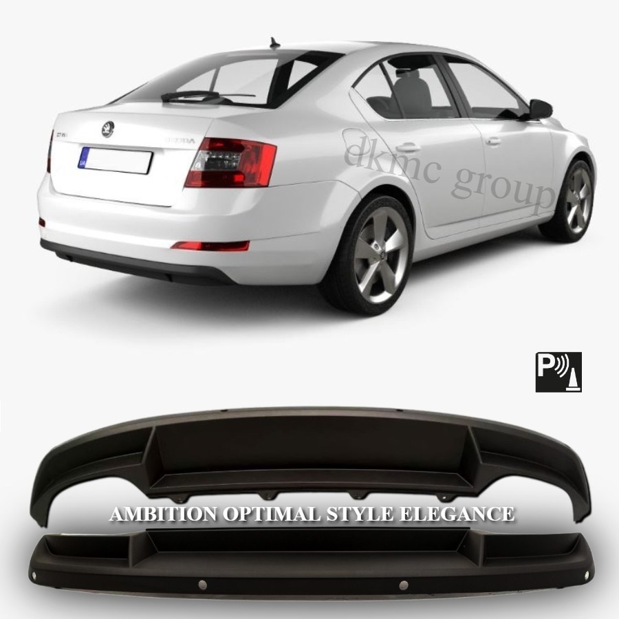 OCTAVİA SEDAN ARKA TAMPON ALT SPOYLER SENSÖR DELİKLİ 2013 2014 2015 2016 MODELLER