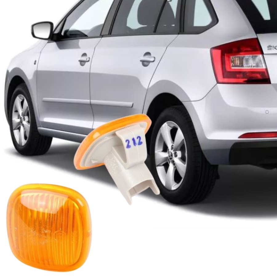 RAPİD SPACEBACK 2013-2016 MODEL ARASI UYUMLU ÖN ÇAMURLUK SİNYALİ TAKIM (SARI)