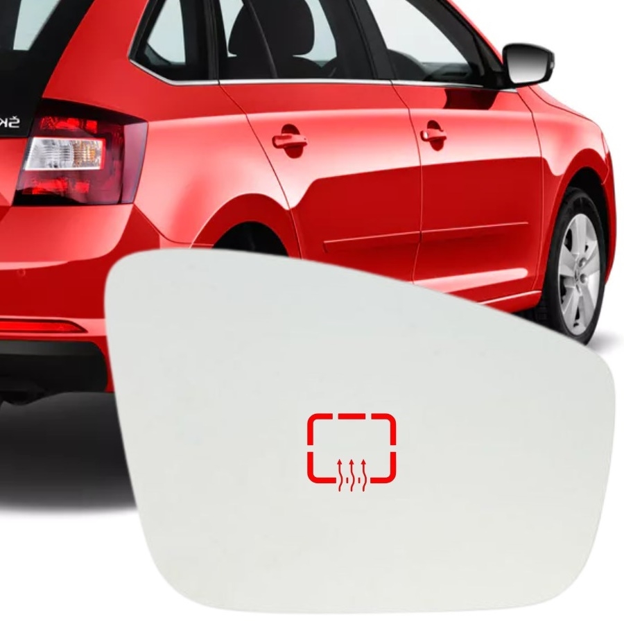 RAPİD SPACEBACK 2017-2020 MODEL ARASI UYUMLU SAĞ YOLCU TARAFI DIŞ AYNA CAMI ELEKTRİKLİ ISITMALI